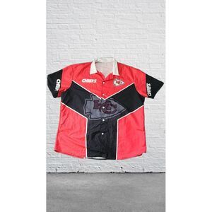 Kansas City Chiefs Football 3XL Button-up‎ Shirt short sleeve Chiefs Fan Shirt